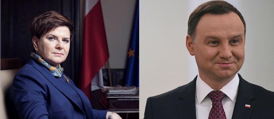 Beata Szydło i Andrzej Duda / autor: Fratria