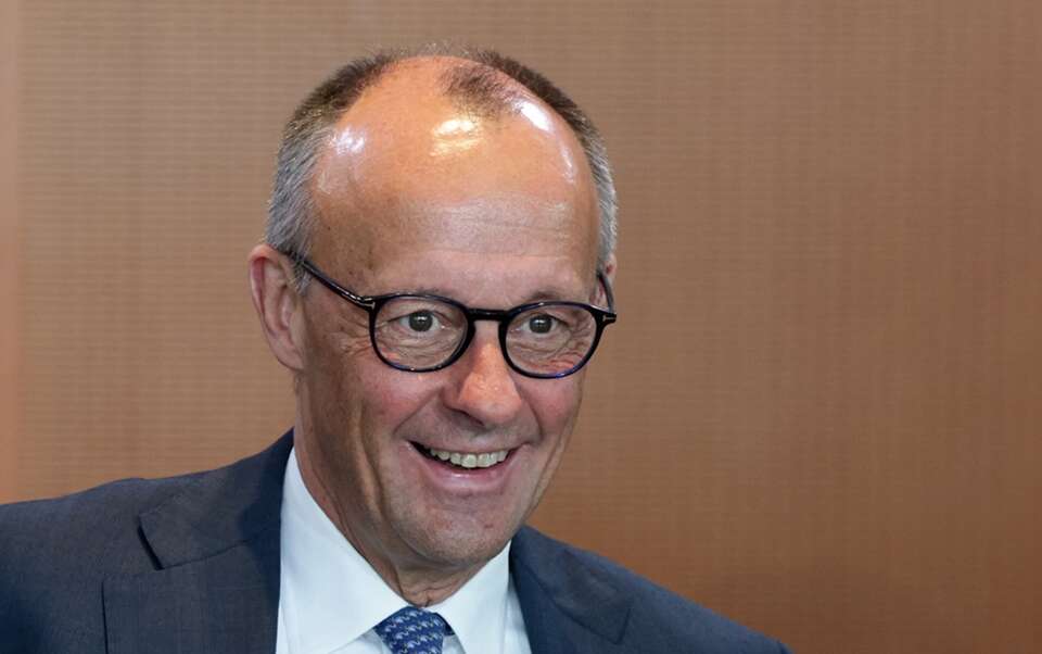Kanclerz Niemiec Friedrich Merz / autor: PAP/EPA/FILIP SINGER