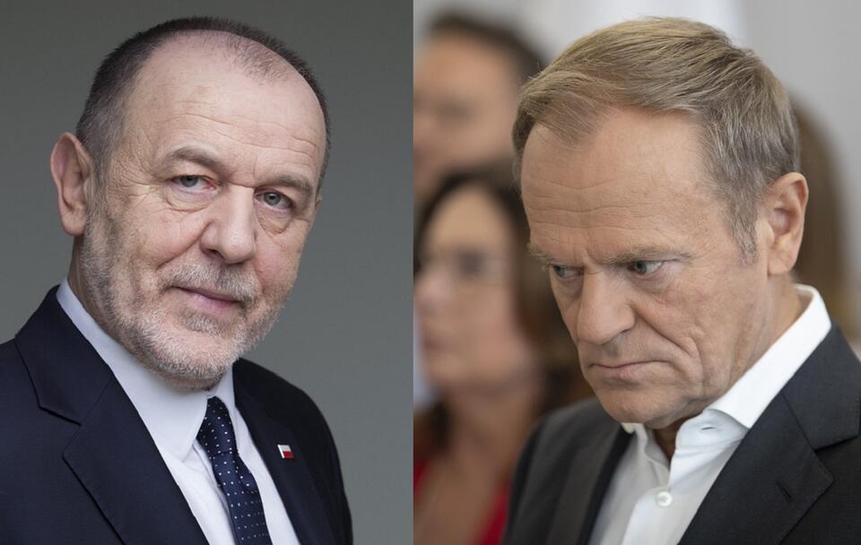 Jan Mosiński/Donald Tusk / autor: Fratria