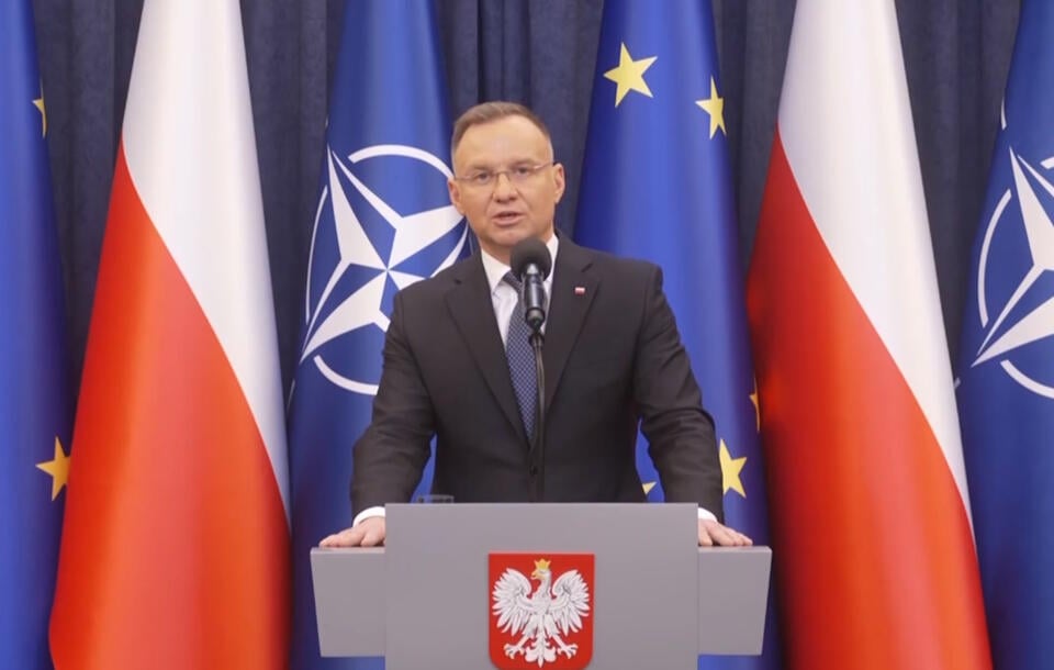 Prezydent Andrzej Duda / autor: screenshot Twitter/KPRP