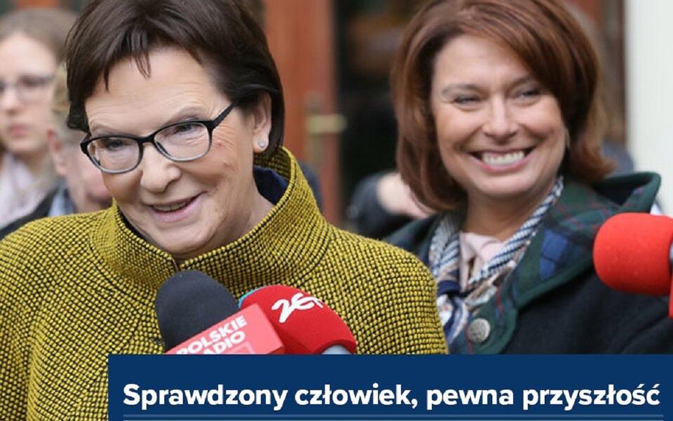 Ewa Kopacz/Małgorzta Kidawa-Błońska / autor: fot.Screen/Twitter/Ewa Kopacz