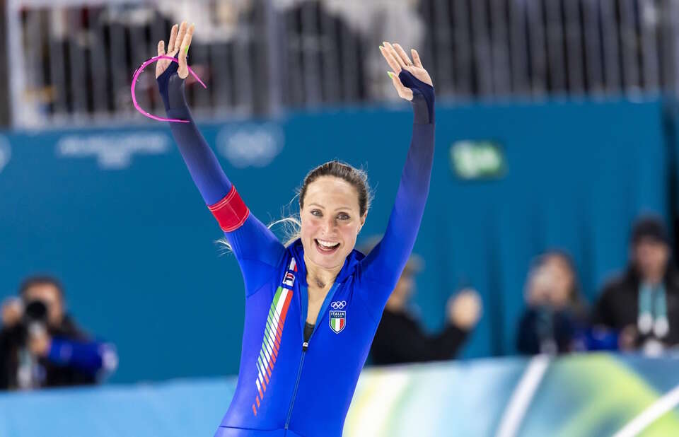 Francesca Lollobrigida złotą medalistką igrzysk / autor: PAP/EPA