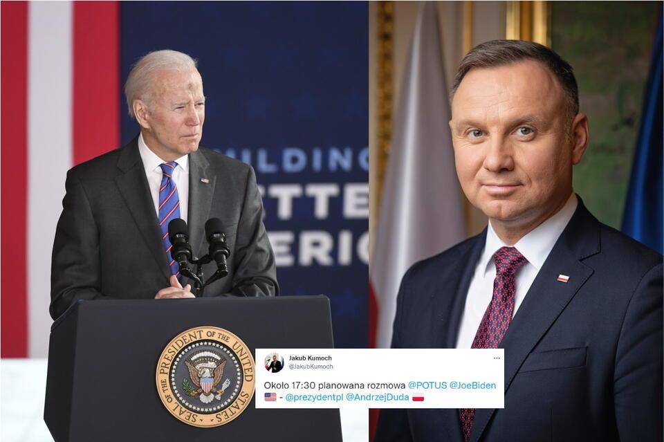 Joe Biden, Andrzej Duda / autor: PAP/EPA/Fratria