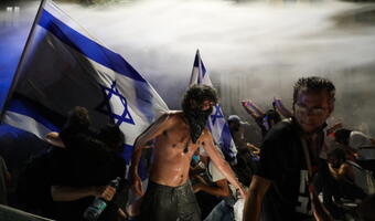 Tysiące ludzi na antyrządowych demonstracjach w Izraelu [GALERIA]