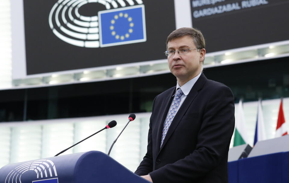 Valdis Dombrovskis / autor: PAP/EPA