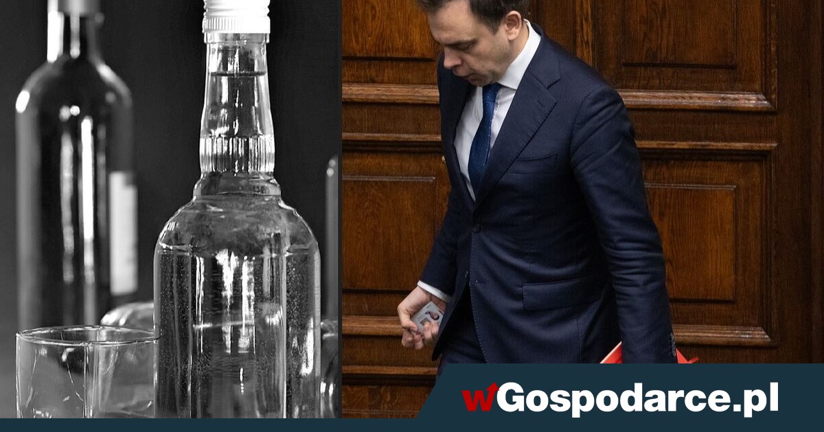 Podwyżki Domańskiego! Na pierwszy ogień akcyza na alkohol