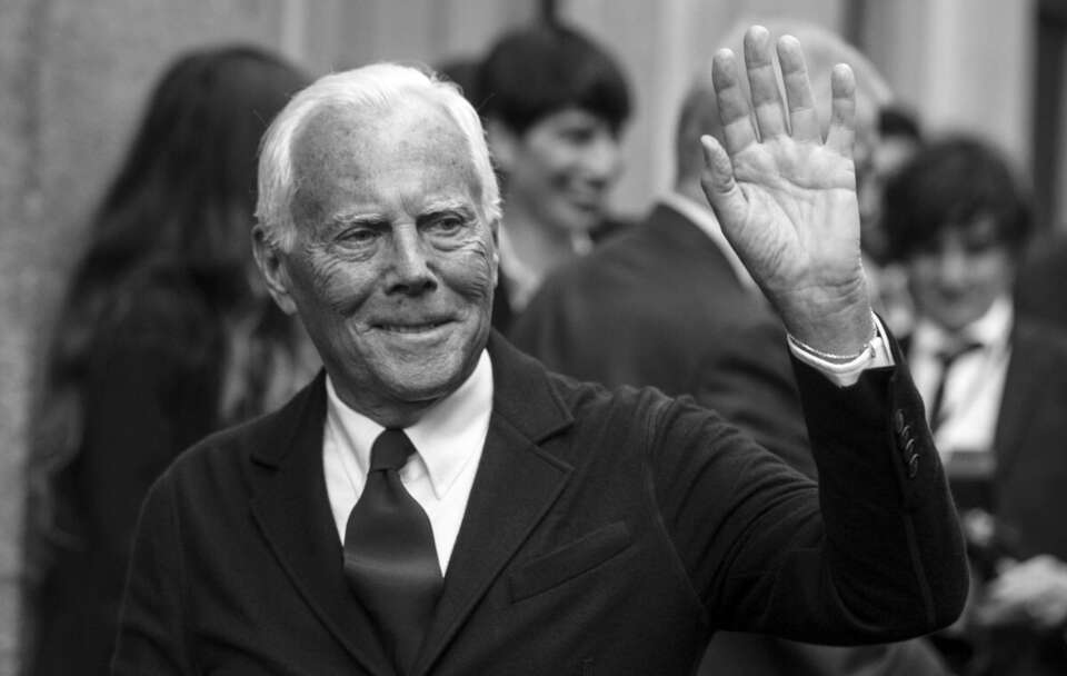Giorgio Armani / autor: PAP/EPA/MASSIMO PERCOSSI