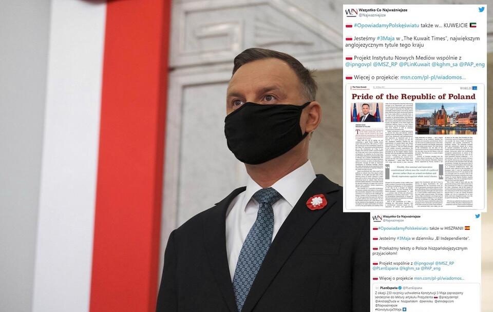 Prezydent Andrzej Duda / autor: PAP/Mateusz Marek/Twitter Wszystko Co Najważniejsze