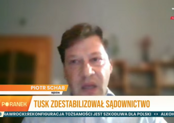 Sędzia Piotr Schab: osoba, która złoży "czynny żal" przestanie być sędzią