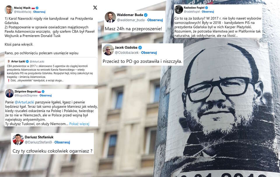 Śp. Paweł Adamowicz / autor: Fratria/X