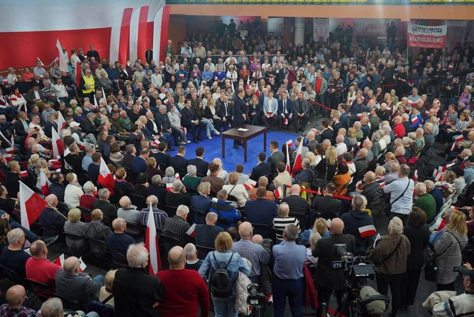 Spotkanie z Przemysławem Czarnkiem w Iławie. / autor: X/PiS