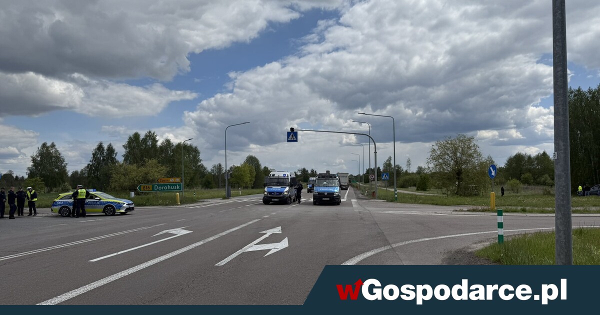 Przewoźnicy blokują. „Przeciw konkurencji z Ukrainy”