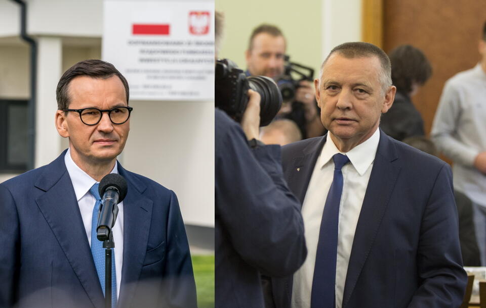 Banaś/Morawiecki / autor: Fratria