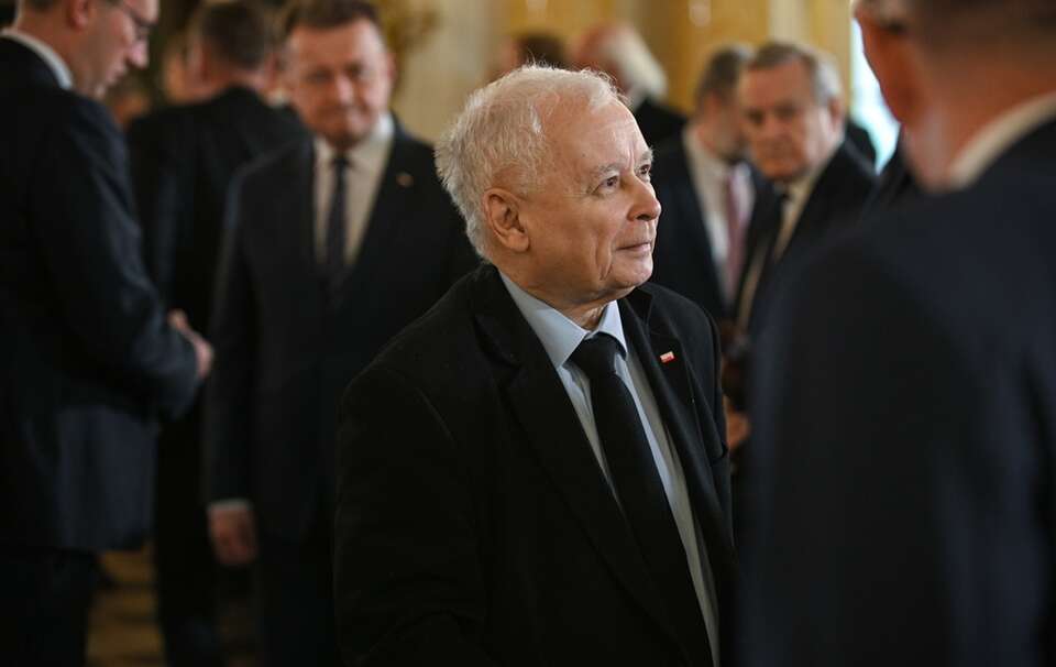 Jarosław Kaczyński / autor: PAP/Marcin Obara