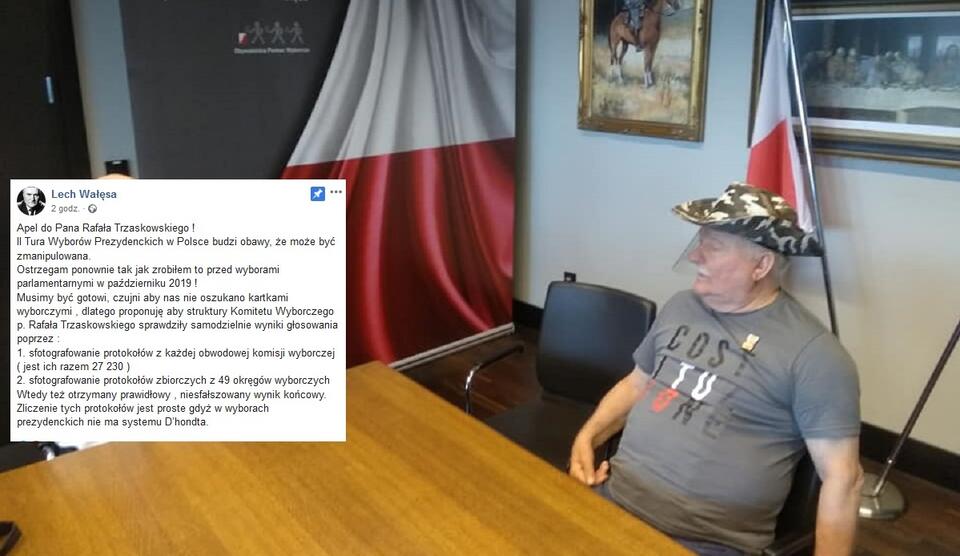 Lech Wałęsa / autor: screen FB/Lech Wałęsa