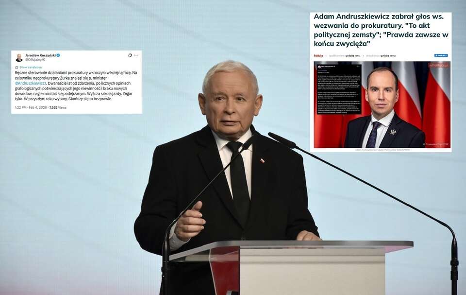 Prezes PiS Jarosław Kaczyński / autor: Fratria