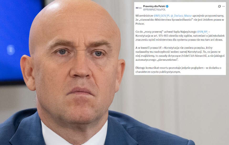 Niszcząca sądy opinia Mazura ws. uchwały SN. Jest odpowiedź
