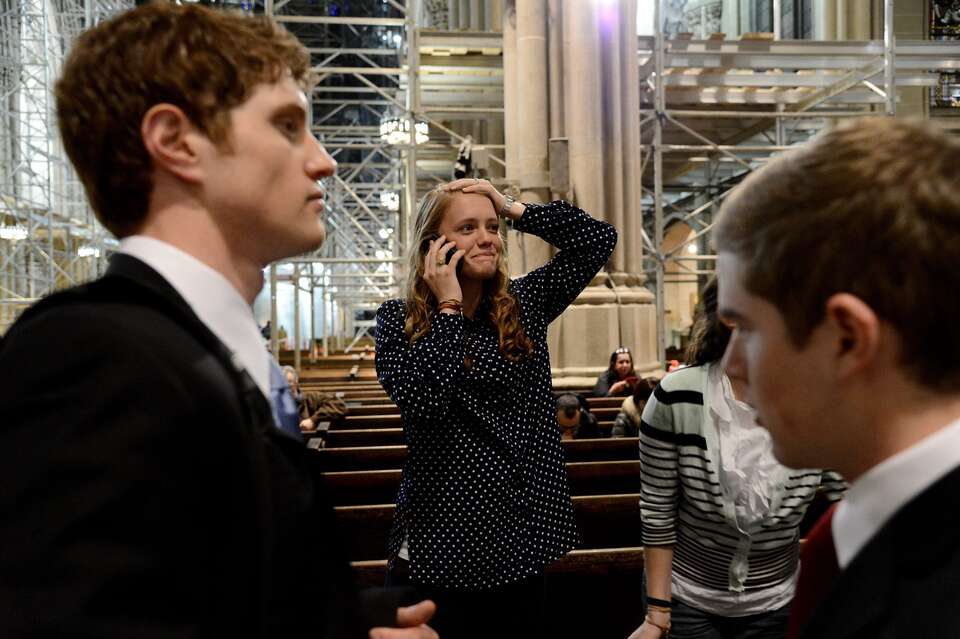 Reakcja wiernych w Nowym Jorku, PAP/EPA