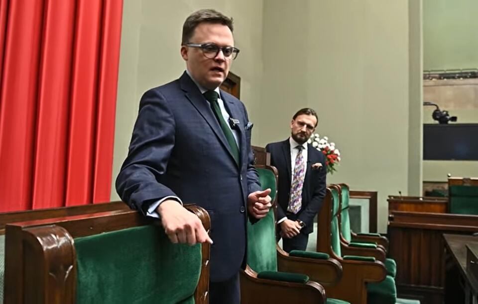 Szymon Hołownia  / autor: screenshot YouTube Sejm RP