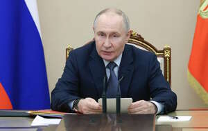 Rosja niszczy miejsca pamięci. Proces przyspieszył po 2022 roku. Polskie wśród tych, które ucierpiały najbardziej. Na zdjęciu Władimir Putin / autor: PAP/EPA/VYACHESLAV PROKOFYEV/SPUTNIK/KREMLIN POOL MANDATORY CREDIT