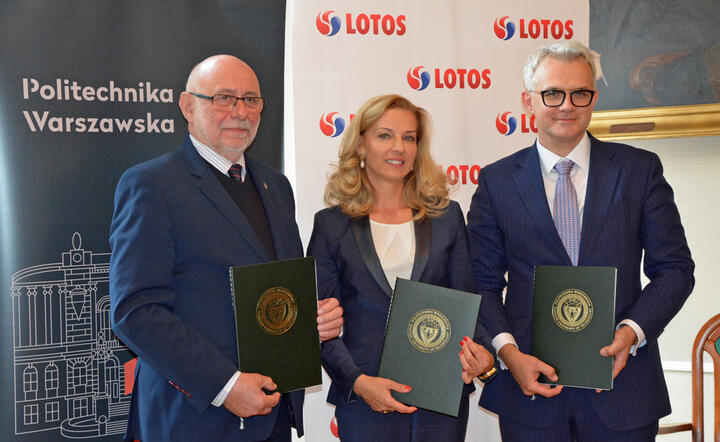 podpisanie współpracy Lotosu i Politechniki Warszawskiej / autor: Lotos