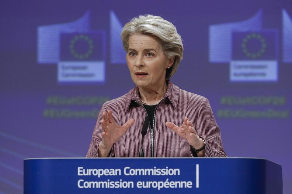 Przewodniczące KE Ursula von der Leyen / autor: PAP/EPA