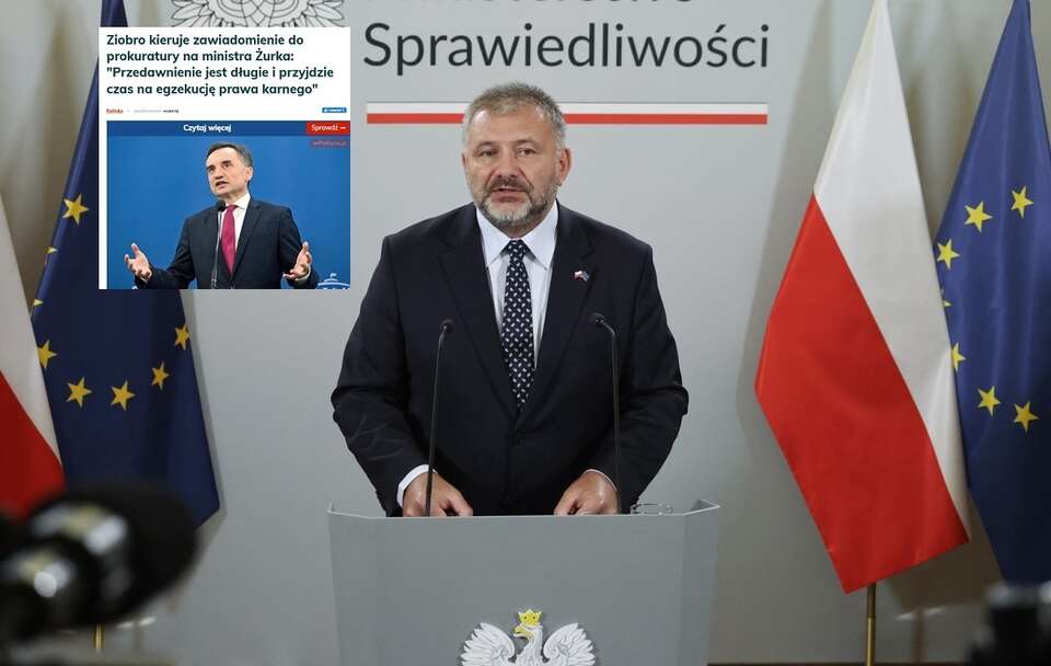 Żurek butnie: Ziobro może stawiać ultimatum psu, nie mnie