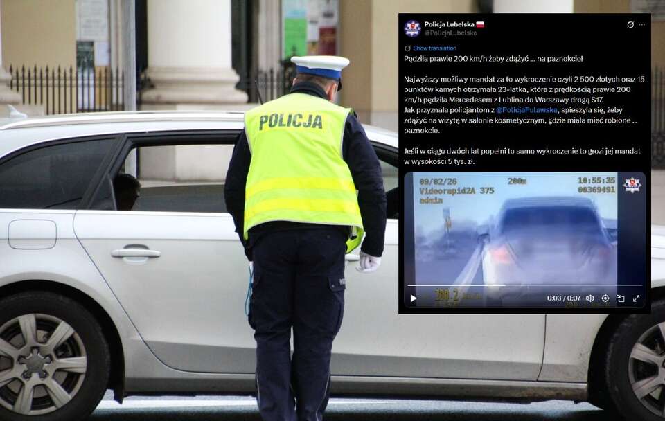 Zdjęcie ilustracyjne; Policja / autor: Fratria/X