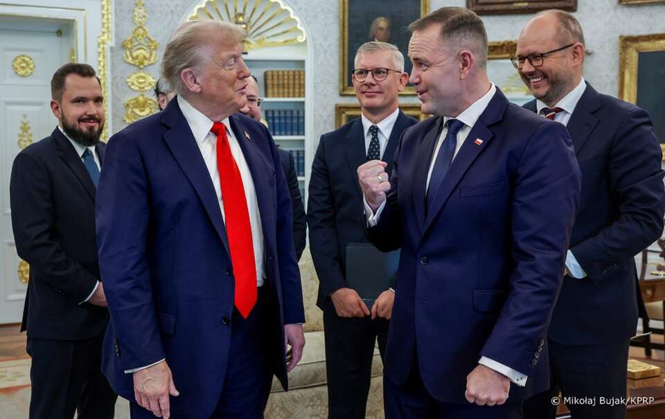 Donald Trump i Karol Nawrocki / autor: Mikołaj Bujak/KPRP