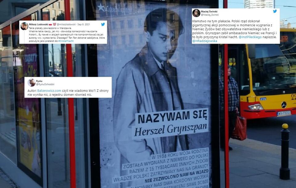 Próba fałszowania historii w stolicy / autor: Twitter/@miloszlodowski