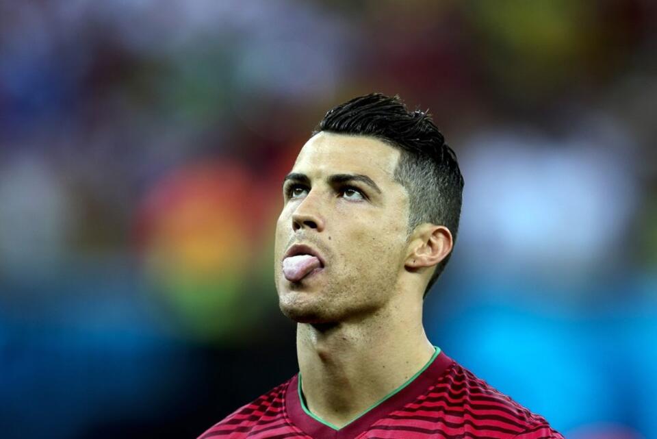 Cristiano Ronaldo w czasie meczu z USA. Fot. PAP / EPA
